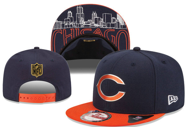 Chicago Bears Snapback Navy Hat XDF 0620